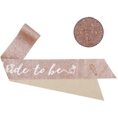 Rose Gold Glitter Bachelorette Party Sash/Bride To Be Sash for Party Decoration