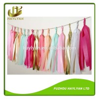 Colorful Tissue paper tassel Wholesale!!