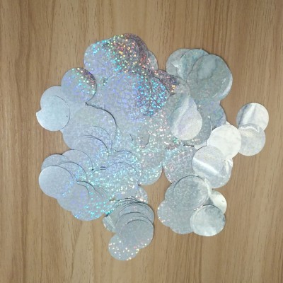 Top Sale!!!  Holographic Silver Foil Confetti