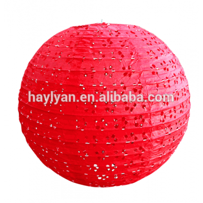 Eyelet paper lantern lights for different party occassion