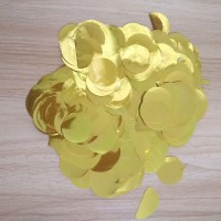 Gold Round Metallic foil confetti wholesale