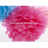 Paper flowers paper pom poms for wedding party decoration