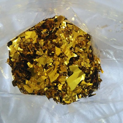 Gold irregular foil confetti wholesale